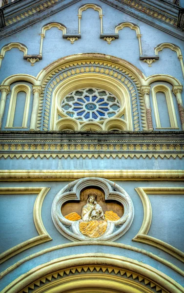 Veduta Della Facciata Della Chiesa San Alfonso Cuenca Ecuador Costruita — Foto Stock