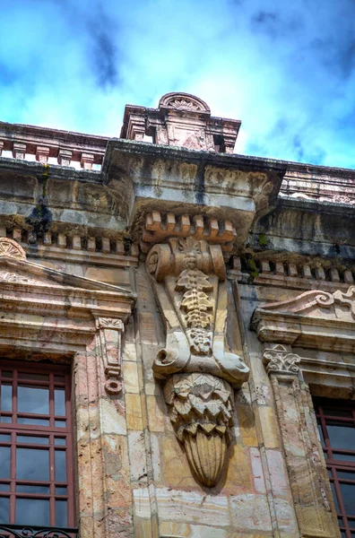 Cuenca Ecuador November 2013 Details Old Municipality Building Downtown Artistic — Stock Photo, Image