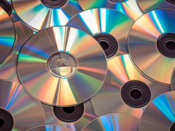 Cds Dvds — 图库照片