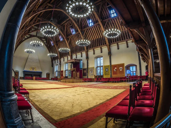 September 2018 Ridderzaal Hall Knights Adalah Bangunan Utama Binnenhof Abad Stok Gambar