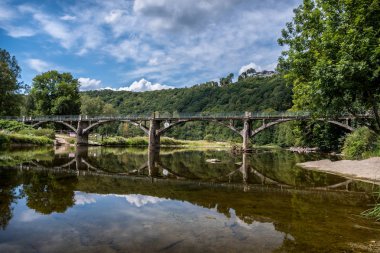 Rochehaut Ardennen, Belgie. Doğa manzaralı