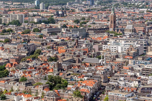 Blick Auf Die Haager Innenstadt Mit Wolkenkratzern Niederlande — Stockfoto