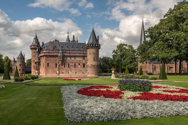 Castillo Haar Utrecht Países Bajos — Foto de Stock