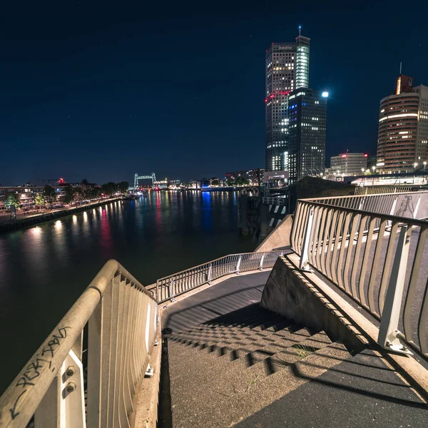 Juli 2020 Stadt Rotterdam Den Niederlanden Noordereiland — Stockfoto