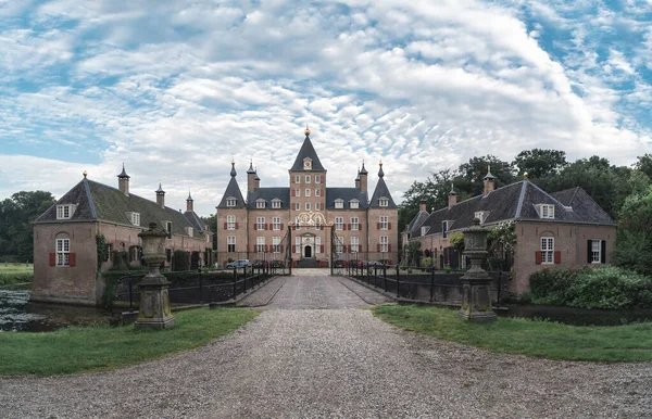 Zamek Renswoude Dawniej Borchwal Jest Zamkiem Majątkiem Renswoude Holenderskiej Prowincji — Zdjęcie stockowe