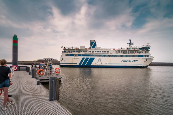 August 2020 Kreuzfahrtschiff Hafen Von Harlingen Den Niederlanden Friesland — Stockfoto