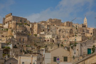 Matera Old Town, Sassi, taş evlerin eşsiz mimarisi.
