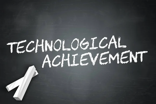 Blackboard Technological Achievement Wording — Stock Photo, Image