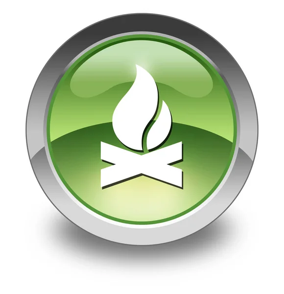 Icon Button Pictogram Campfire — 스톡 사진