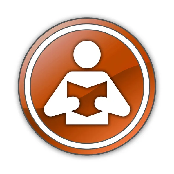 Icon Button Pictogram Library Symbol — Stock Photo, Image