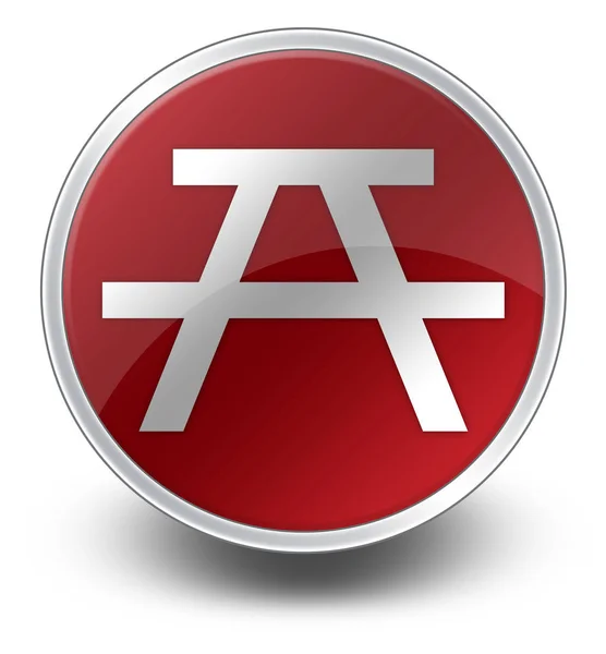 Ikony Tlačítka Piktogram Piknikový Plošného Symbolu — Stock fotografie