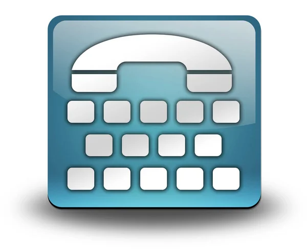 Εικονίδιο Κουμπί Εικονόγραμμα Σύμβολο Γραφομηχανής Τηλεφωνική Φωτογραφία Αρχείου