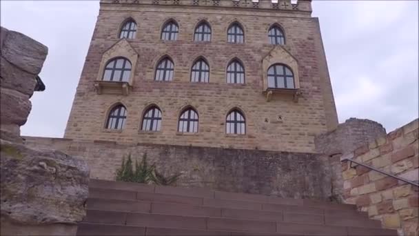 Hambach Castle Hambacher Schloss — Stockvideo