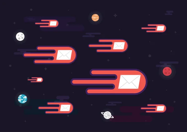 Hi-speed e-mail — Wektor stockowy