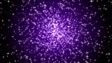 Menekşe sırtüstü yıldız patlaması