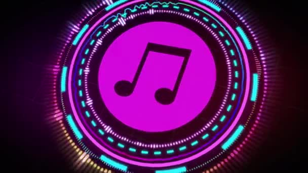 Music Equalizer Music Party Footage — Wideo stockowe