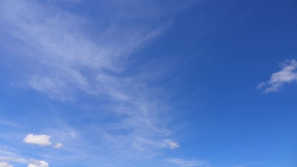 青空の雲の時間経過 — ストック動画