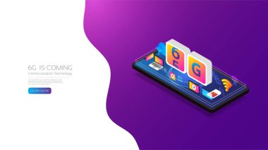 6G ağ kablosuz teknolojisi geliyor, akıllı şehir akıllı yaşamı