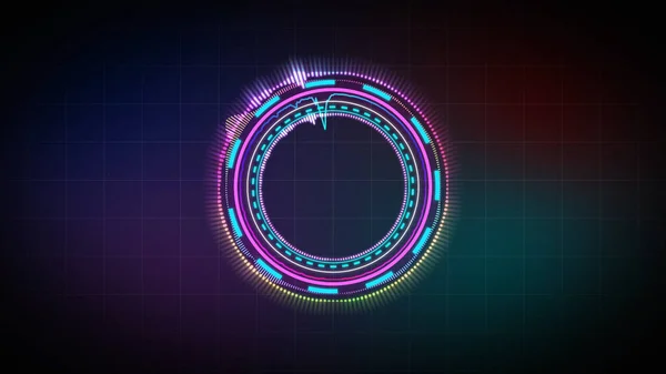 Hologram Music equalizer, music party