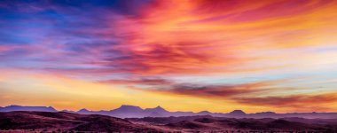 afrika'da günbatımı