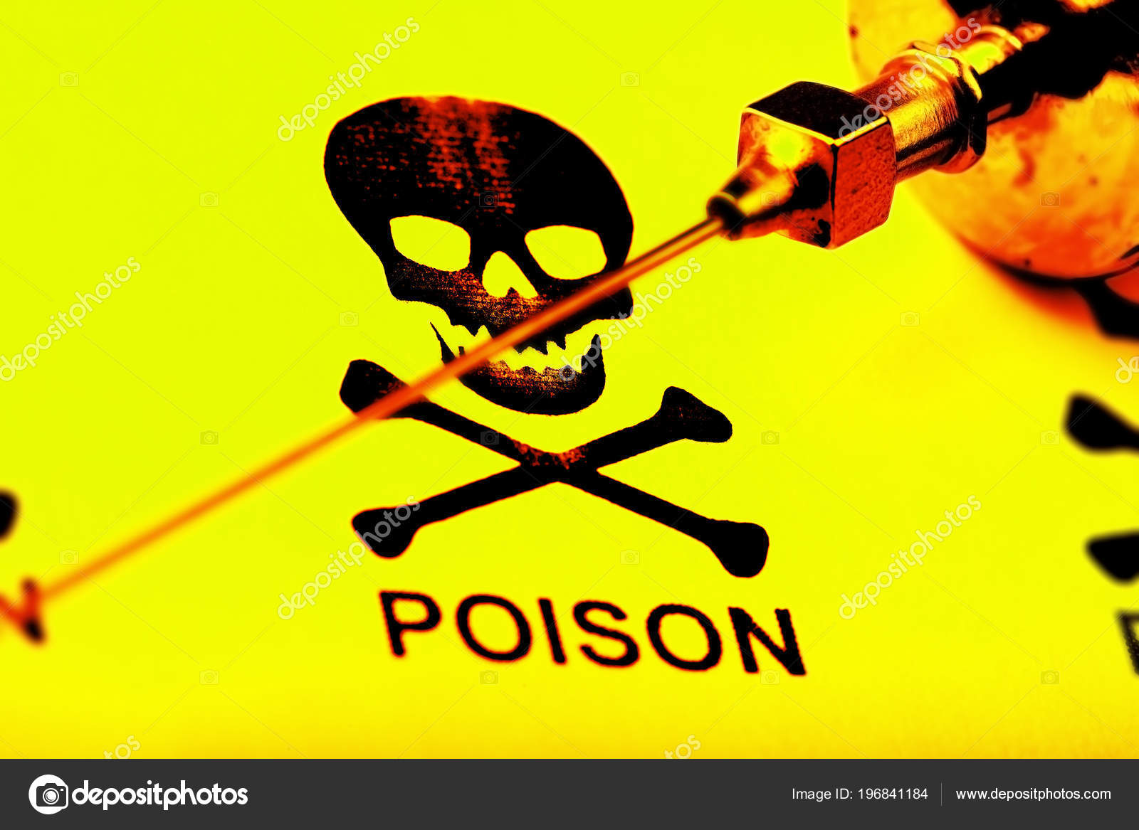 Old Styled Needle Medical Syringe Background Skull Crossbones Sign Toxicity ⬇ Stock Photo, Image by © sudok1 #196841184