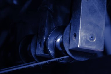 Kasnak kemer sanayi makinesi bir parçası olarak.