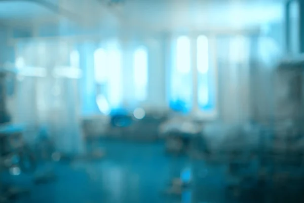 Ziekenhuis Kamer Met Verschillende Bedden Gescheiden Door Een Scherm Ongericht — Stockfoto