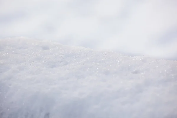 冬の白い雪の質感冬の背景 — ストック写真