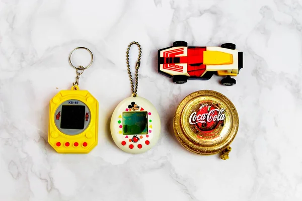 Saint Pétersbourg Russie Mars 2019 Vieux Jeu Rétro Tamagotchi Jouet — Photo