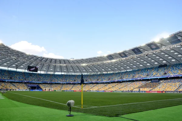 Kyiv Ukraine Mai 2018 Vue Intérieur Stade Olimpiyskiy Nsc Avant — Photo