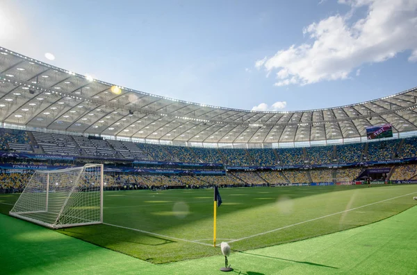 Kyiv Ukraine Mai 2018 Vue Intérieur Stade Olimpiyskiy Nsc Avant — Photo