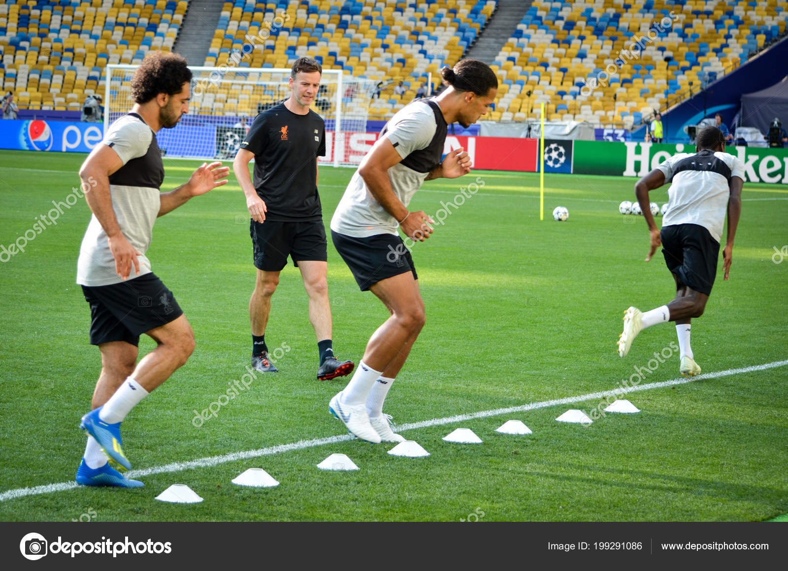 Allenamento calcio Liverpool prima Allenamento calcio Liverpool prima