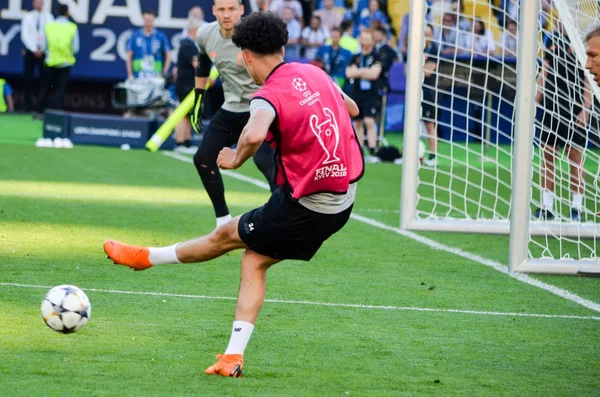 Kyiv Ukraine Maio 2018 Adam Bogdan Treinamento Jogadores Futebol Liverpool — Fotografia de Stock