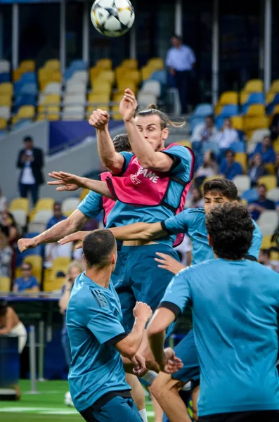 Kyiv Ukraine Mai 2018 Gareth Bale Entraînement Des Joueurs Football — Photo