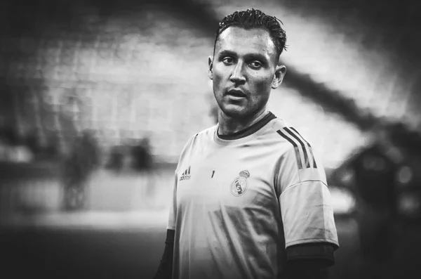 Kyiv Ukraine Maio 2018 Keylor Navas Treinamento Jogadores Futebol Real — Fotografia de Stock