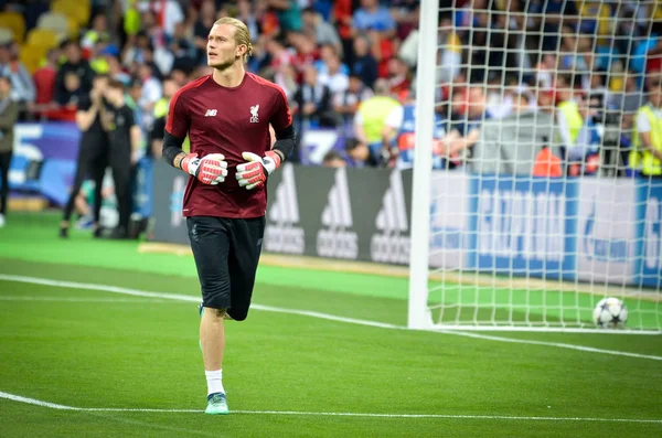 Київ Травня 2018 Лоріс Karius Перед 2018 Році Фінал Ліги — стокове фото