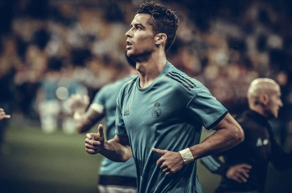 Kyiv Ukraine Mai 2018 Cristiano Ronaldo Entraînement Des Joueurs Football — Photo