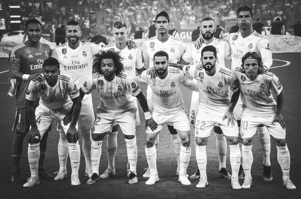 Kyiv Ukraine Maj 2018 Full Team Foto Spilleren Real Madrid - Stock-foto