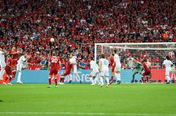 Kiev Ukraina Maj 2018 Fotbollsspelare 2018 Uefa Champions League Final — Stockfoto