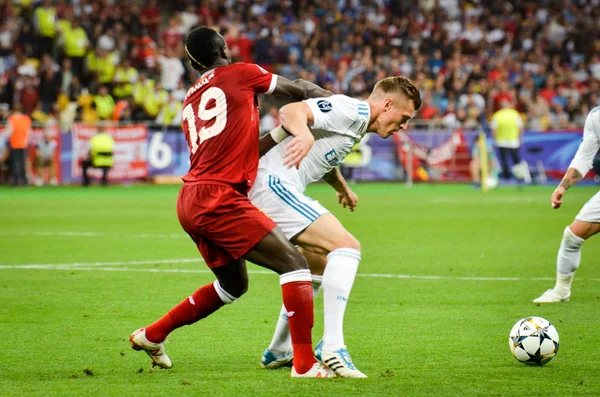 Київ Травня 2018 Тоні Kroos Проти Sadio Грива Під Час — стокове фото