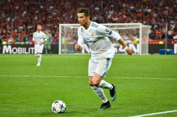 Kiev Oekraïne Mei 2018 Cristiano Ronaldo Tijdens 2018 Uefa Champions — Stockfoto