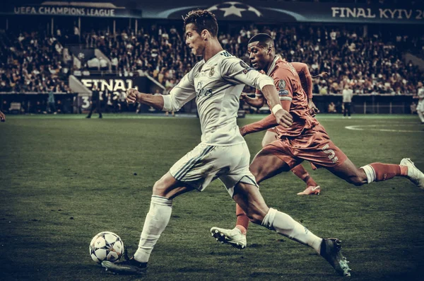 Kiev Ukrayna Mayıs 2018 Cristiano Ronaldo Georginio Wijnaldum 2018 Uefa — Stok fotoğraf