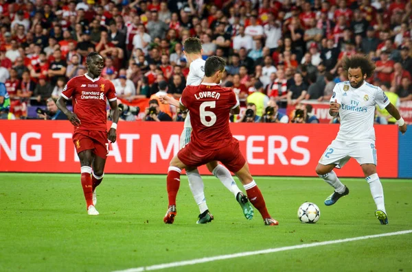 QUIIV, UCRÂNIA - MAIO 26, 2018: Dejan Lovren durante a UEFA 2018 — Fotografia de Stock