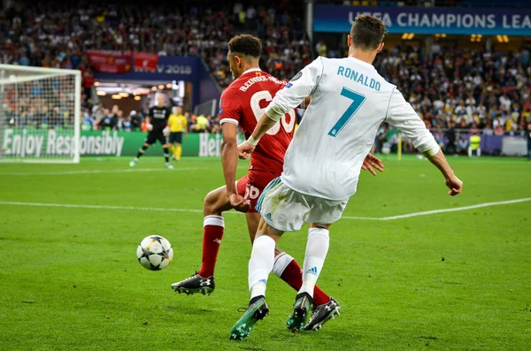 Kyiv Ucraina Maggio 2018 Cristiano Ronaldo Durante Finale Della Uefa — Foto Stock