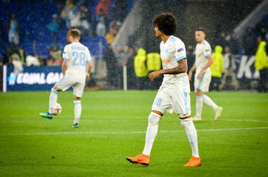 Lyon, Fransa - 16 Mayıs, 2018: Luiz Gustavo Atletico Madrid vs Groupama Stadyumu, Fransa Olimpik Marsilya arasında final Uefa Avrupa Ligi maçı sırasında