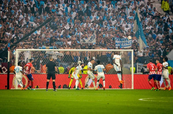 Lyon Francia Maggio 2018 Giocatore Calcio Durante Ultima Partita Della — Foto Stock