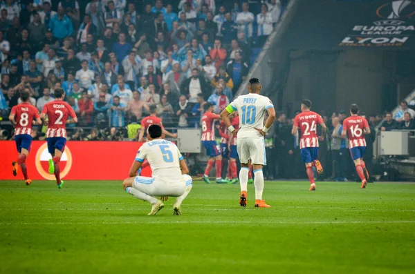 Lyon França Maio 2018 Dimitri Payet Olhou Durante Último Jogo — Fotografia de Stock