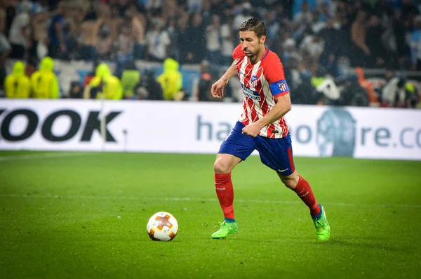 Lyon, Fransa - 16 Mayıs, 2018: Gabi Atletico Madrid vs Groupama Stadyumu, Fransa Olimpik Marsilya arasında final Uefa Avrupa Ligi maçı sırasında