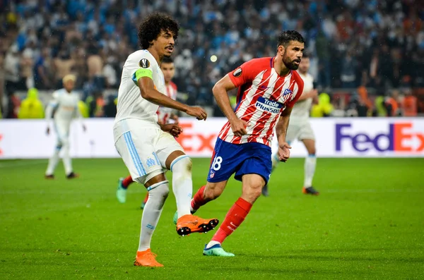 Lyon, Fransa - 16 Mayıs, 2018: Luiz Gustavo Atletico Madrid vs Groupama Stadyumu, Fransa Olimpik Marsilya arasında final Uefa Avrupa Ligi maçı sırasında
