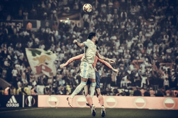 Lyon França Maio 2018 Jordan Amavi Contra Fernando Torres Durante — Fotografia de Stock